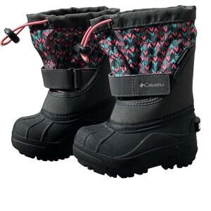 Columbia Twin Tundra Waterproof Girls Snow Boots Insulated Winter Shoes Size 6